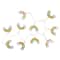 10ct. LED Warm White Rainbow Christmas String Lights with Clear Wire